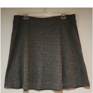 Paraphrase Charcoal A-Line Skirt